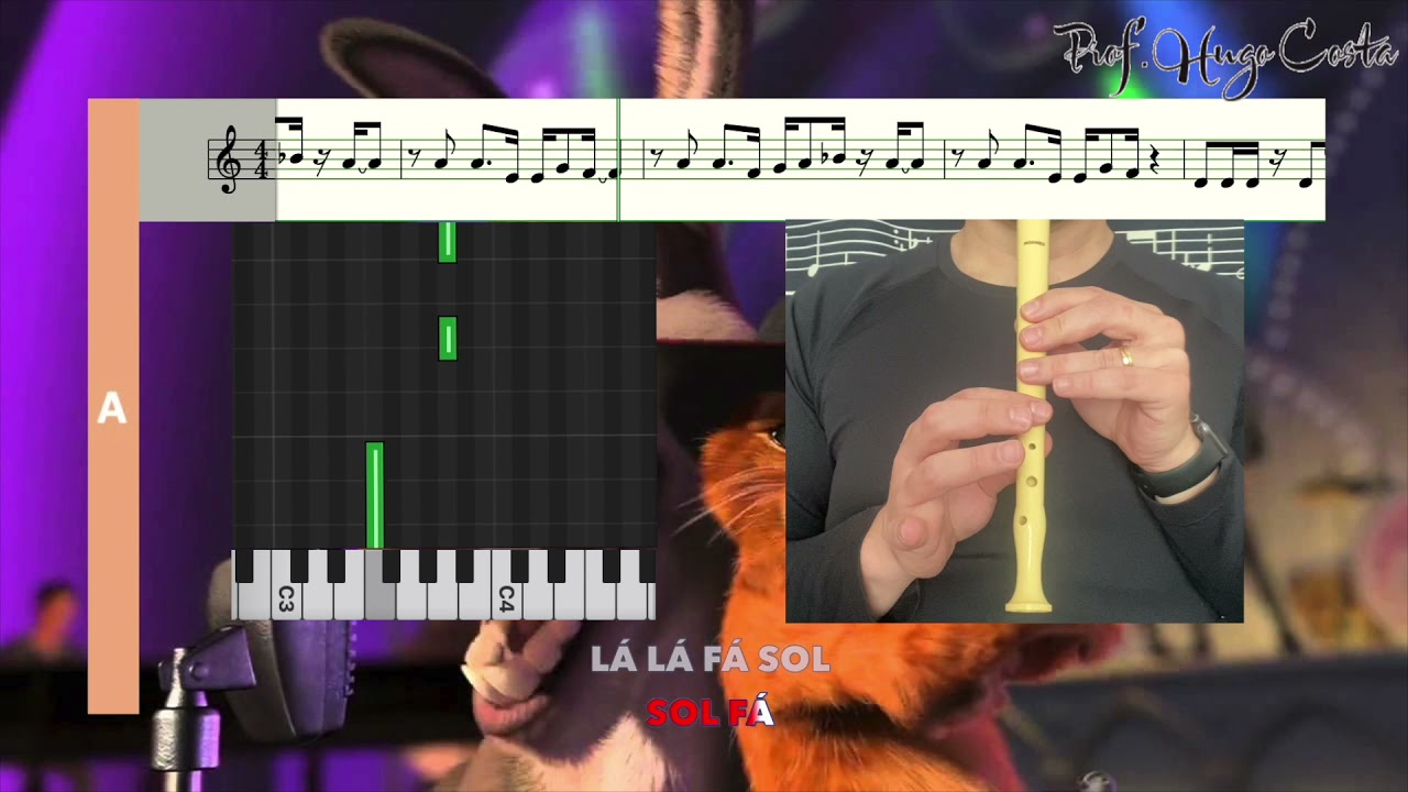 Livin' La Vida Loca - Karaoke flauta de bisel (Doce)