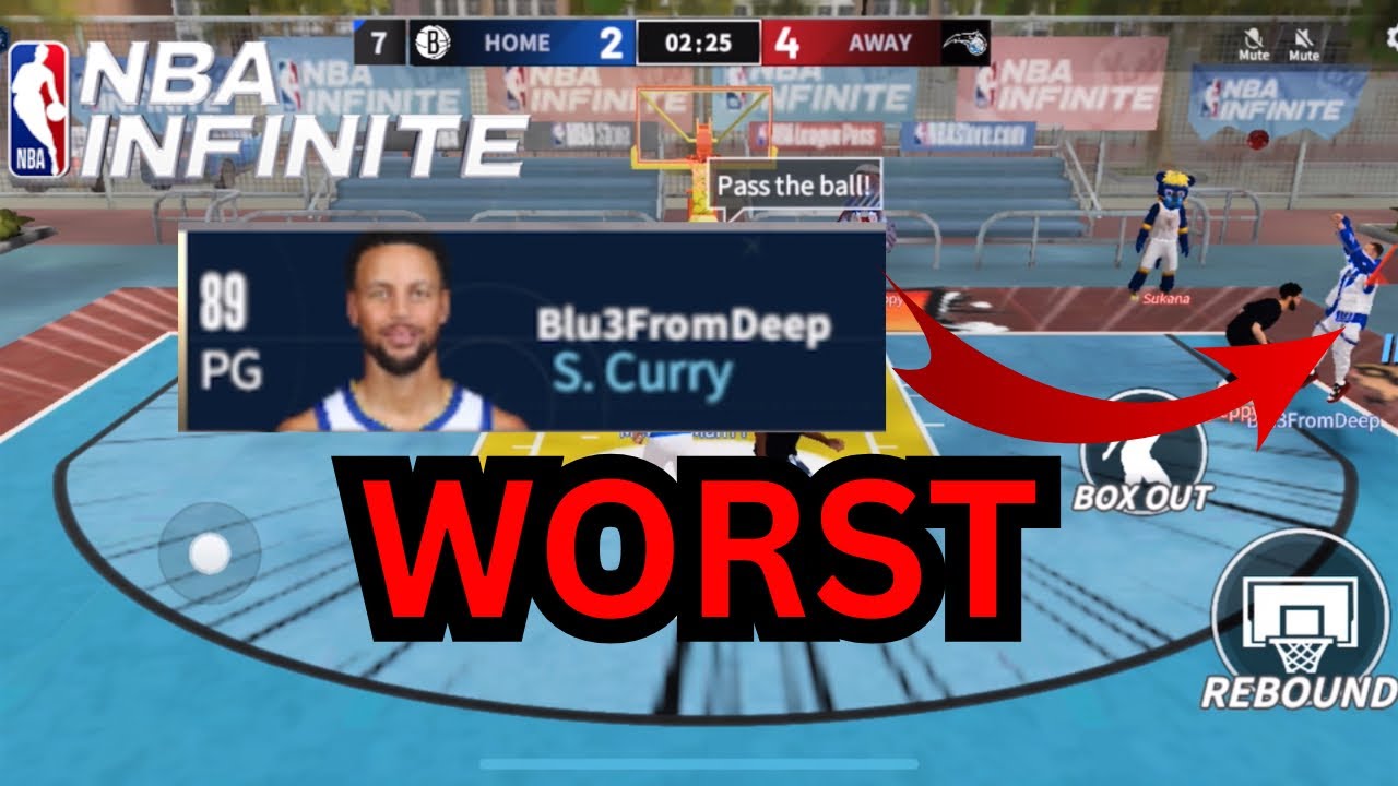 Насколько ужасным было это карри!?!? (NBA INFINITE)