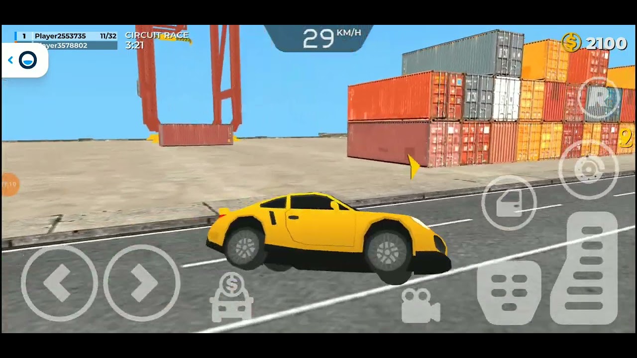 eu jogando mph online o jogo de carro do Google