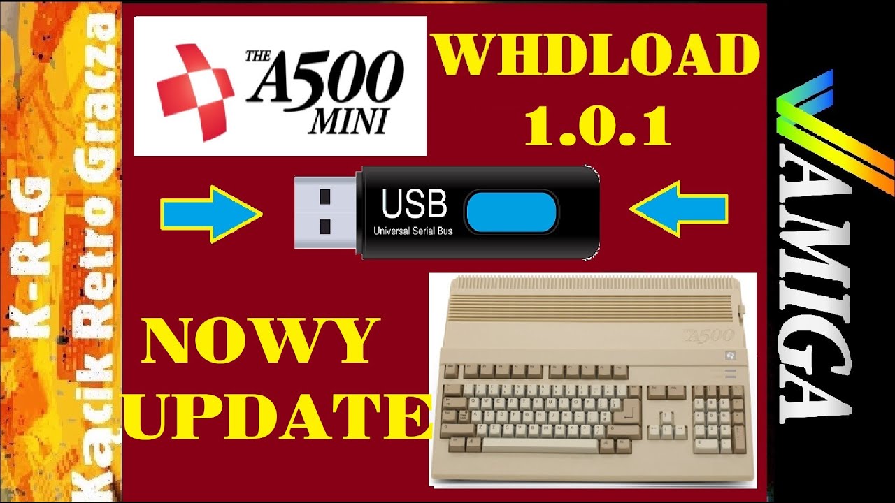 THE A500 Mini | WHDLOAD 1.0.1 NOWY UPDATE !!!