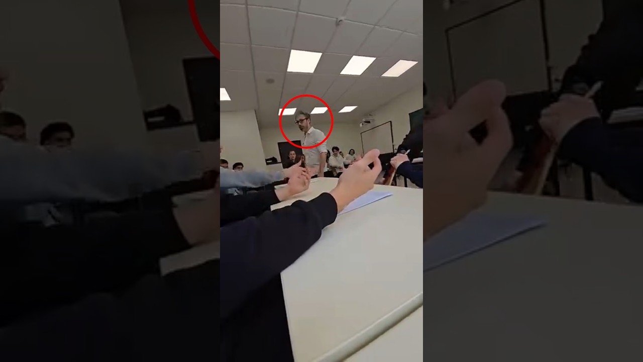 They harassed him until the teacher stepped in😱 