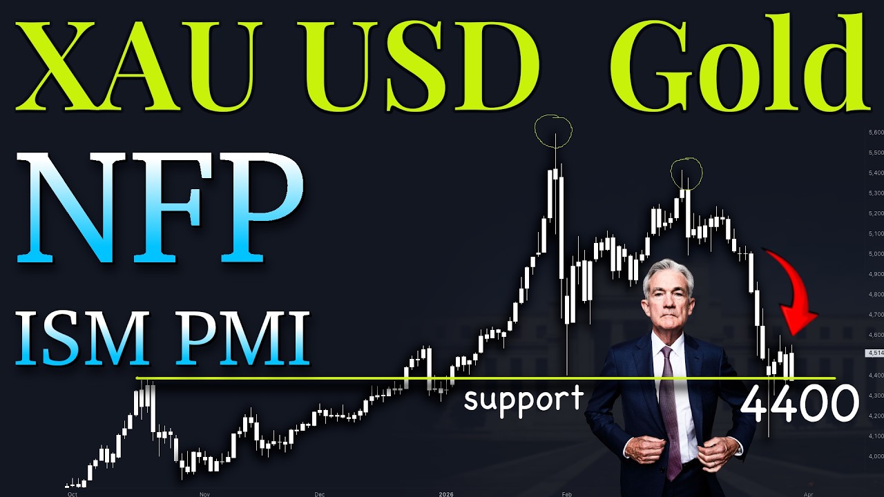 Технический анализ XAuUSD по золоту с 30 марта по 3 апреля 2026 года