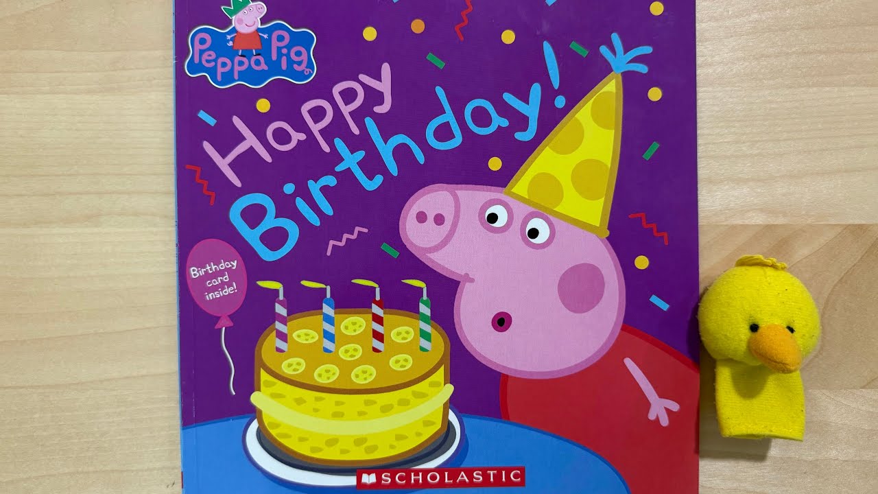 Happy Birthday Peppa Pig | Peppa Pig | Read Aloud Peppa Pig for toddlers, children.