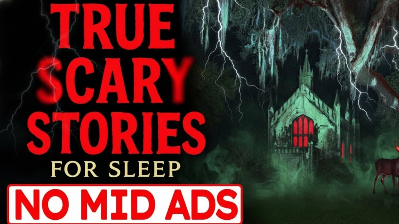 NO ADS 🛑 2 HOURS of TRUE Scary Stories for Sleep | Gentle Rain Sounds | Black Screen | Vol 37