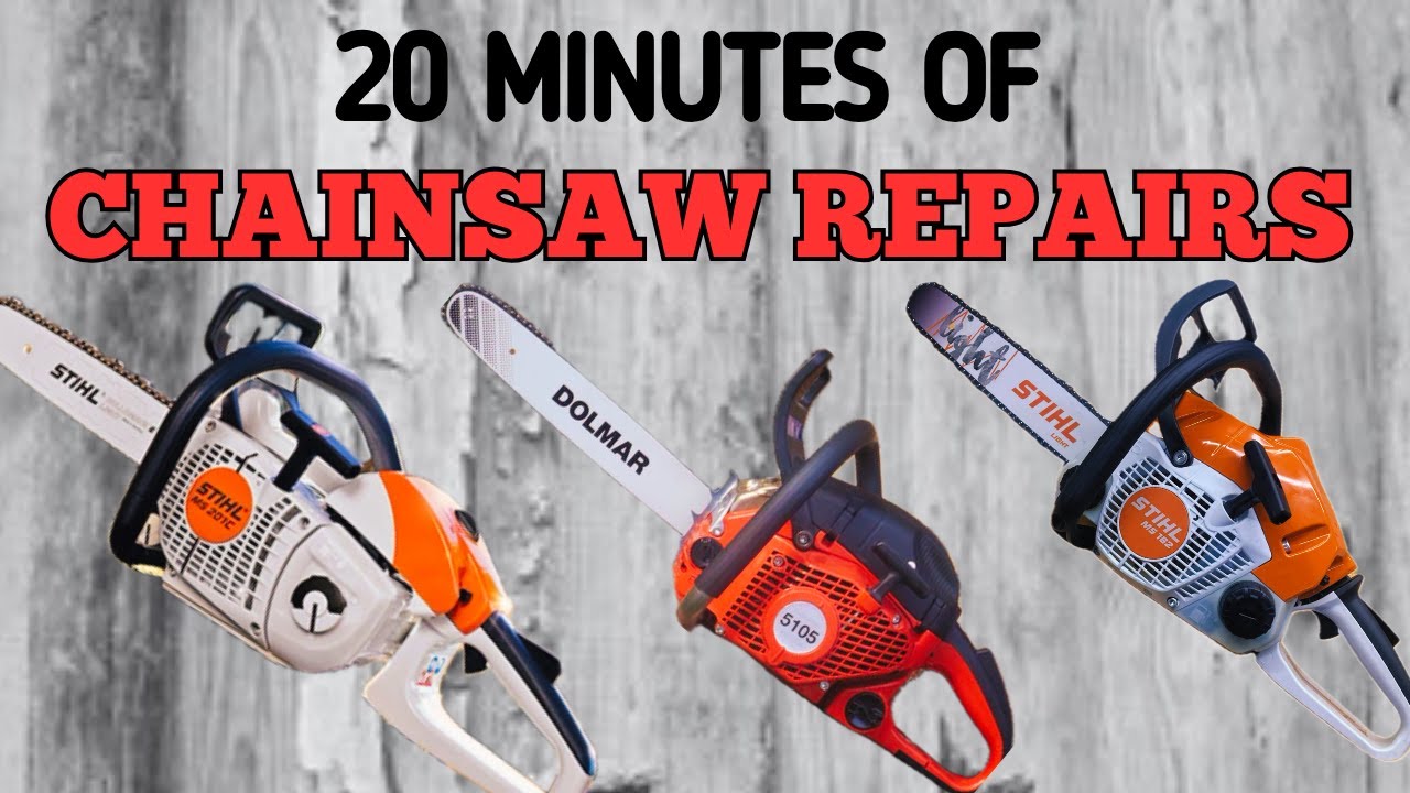 Stihl 009 ,  Stihl MS201 ,  Stihl MS170 , Dolmar 5105 , POULAN Chainsaw Repairs