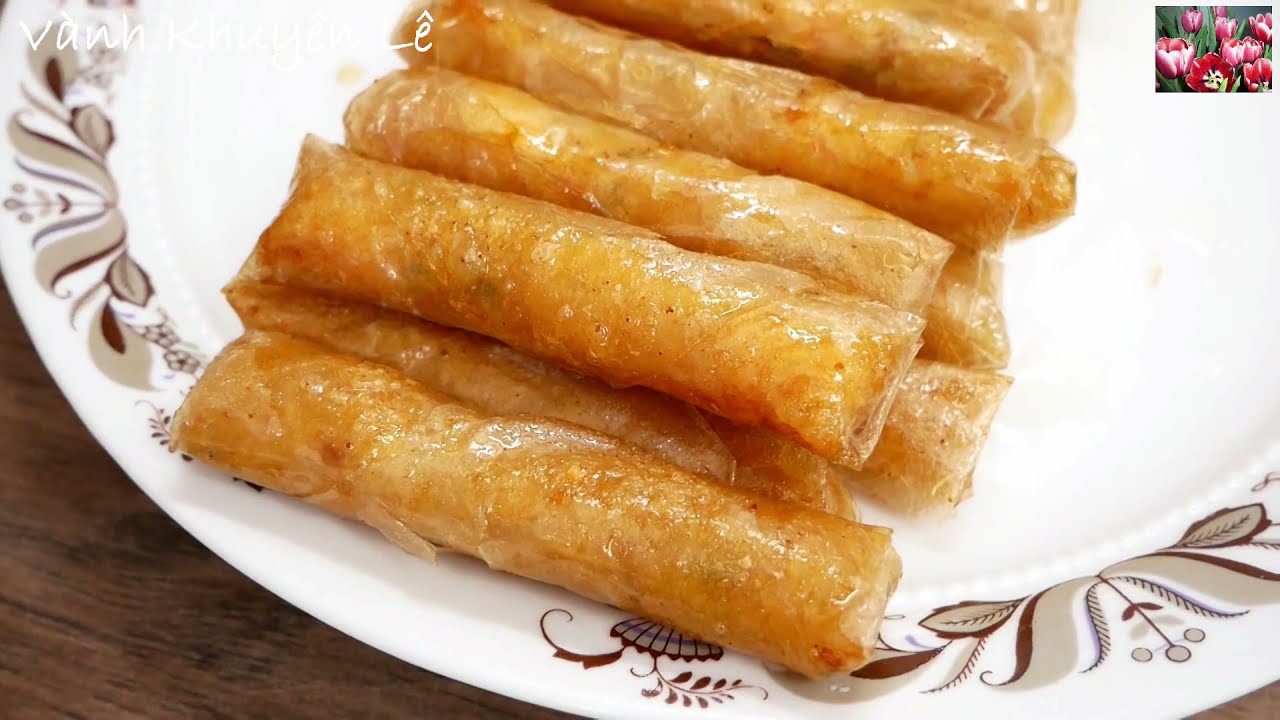 RAM BẮP - NEM RÁN - LƯU Ý đơn giản làm CHẢ GIÒ giòn rụm, giòn lâu vàng đẹp by Vanh Khuyen