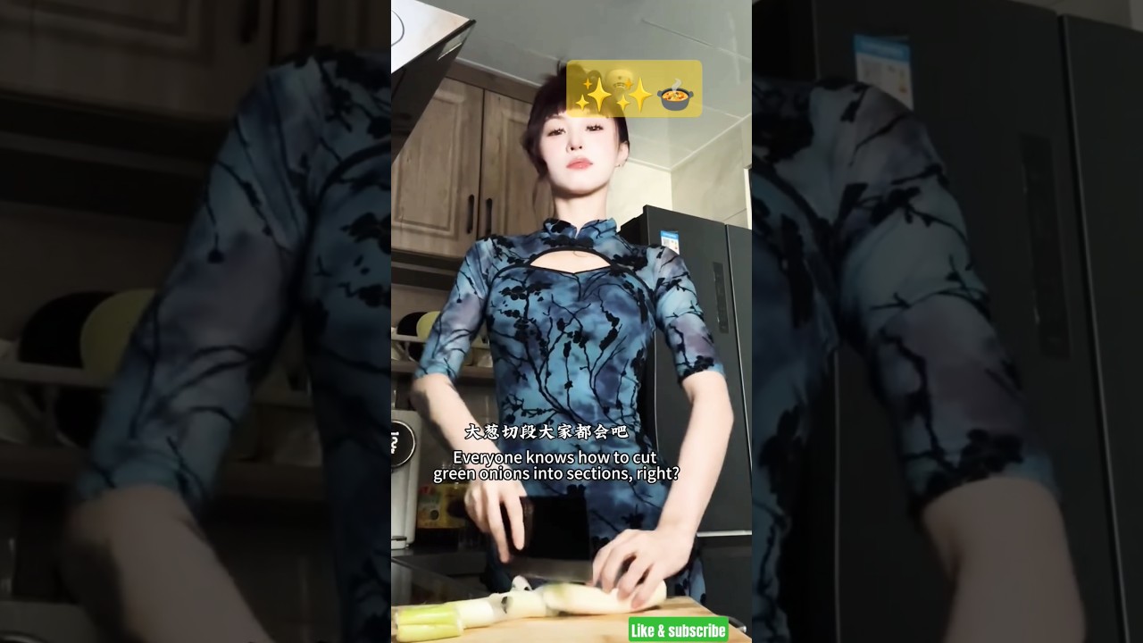 Cute Chinese Girl Cooks Traditional Food in Her Unique Style 🍜✨ #trending #shorts #new #viralvideo