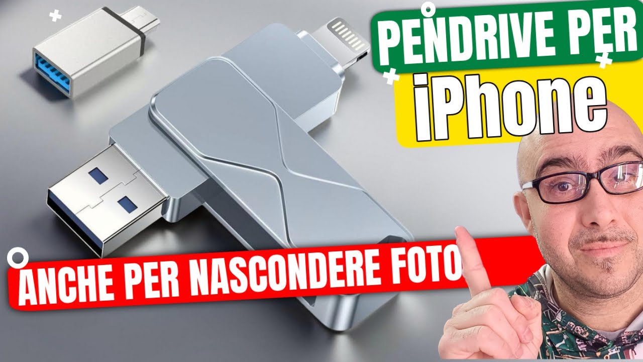 🔑 Provo la PENDRIVE USB 3 in 1 per iPhone/Android/PC: Memoria Esterna da 256GB su Amazon by Tenggya