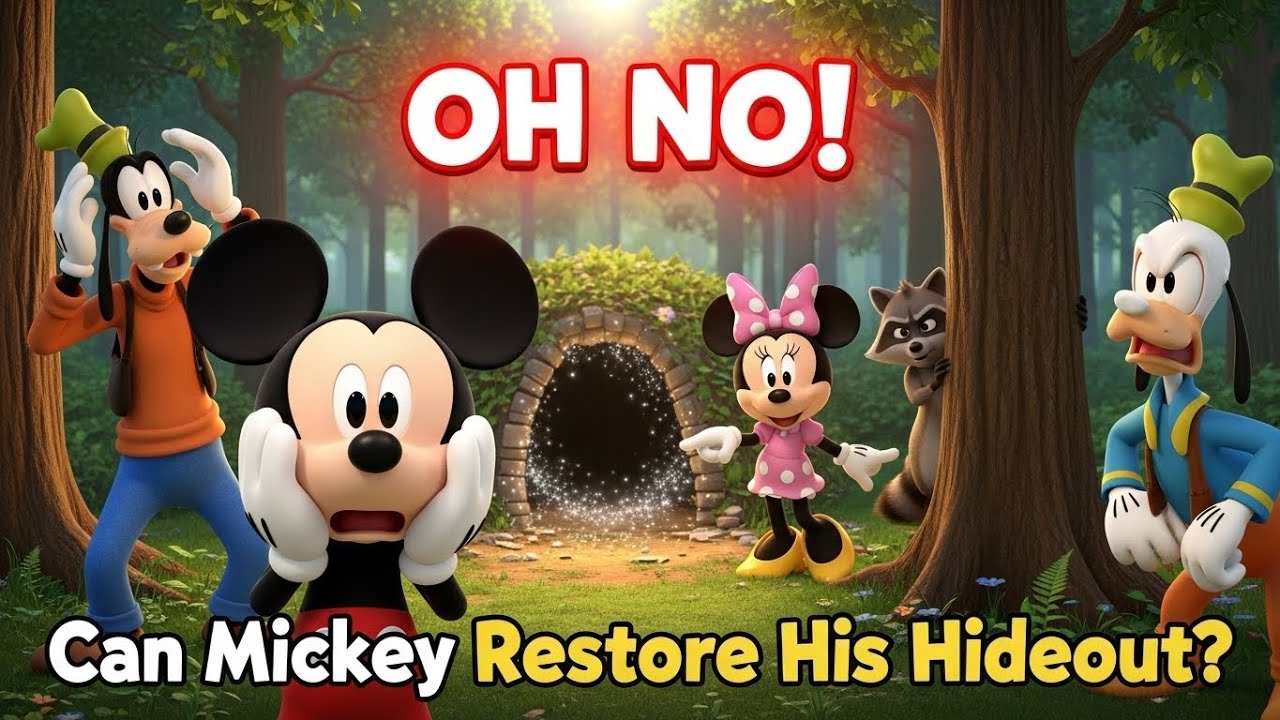 “Oh No! Mickey’s Secret Hideout Is Gone… Can He Restore It? | Full Episode”