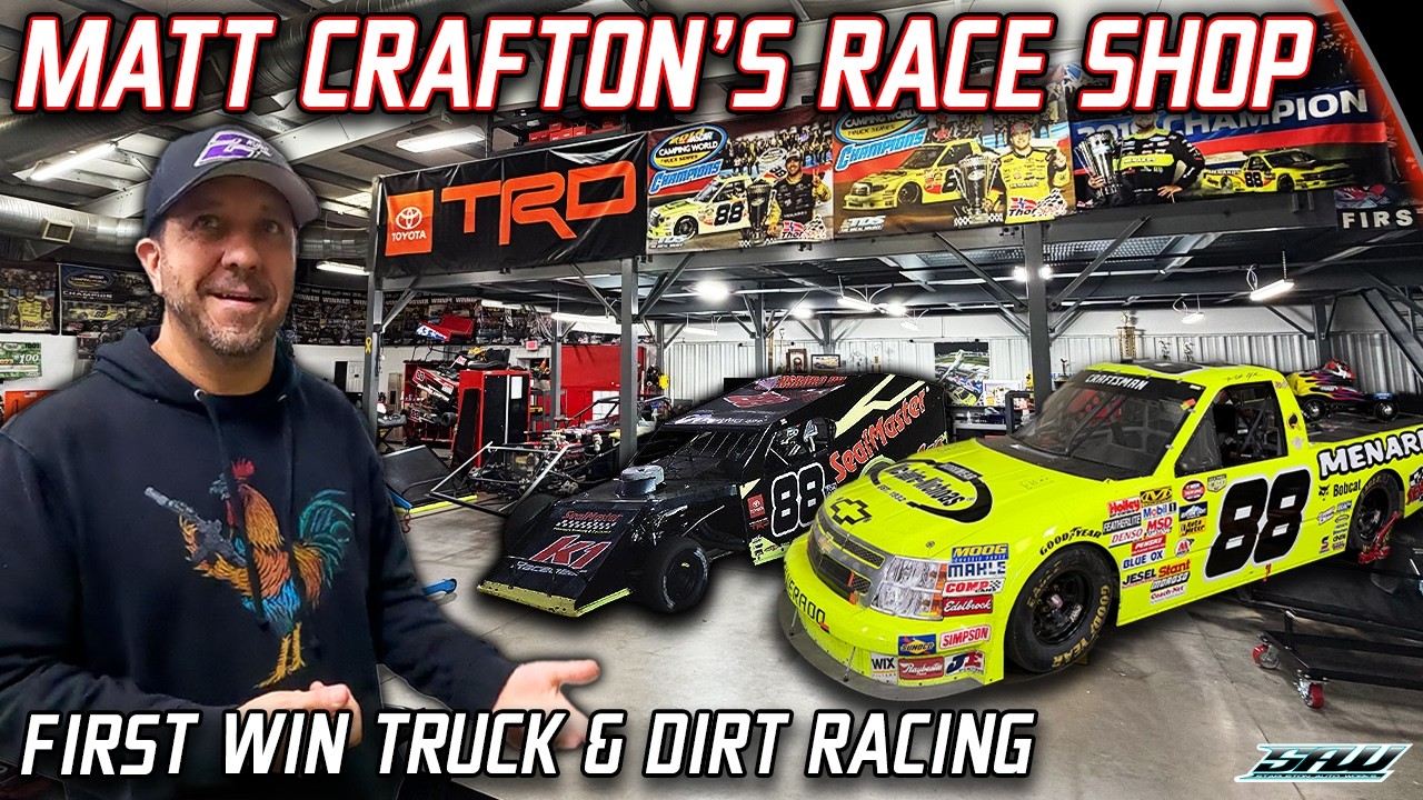 Matt Crafton's Personal Race Shop Tour: Historic Craftsman Truck Survivor and Dirt Late Models