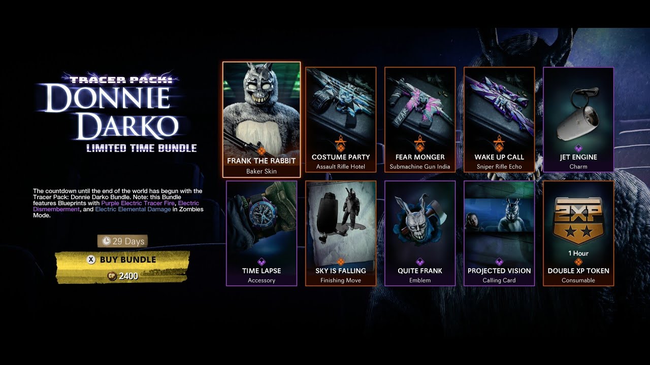 Call of Duty: Warzone | TRACER PACK DONNIE DARKO LIMITED TIME BUNDLE
