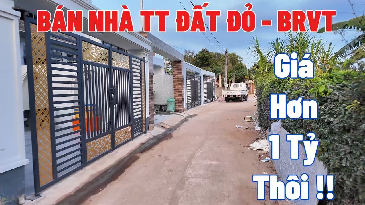 BĐS BRVT, Bán Nhà Trung Tâm Đất Đỏ, Vị Trí Đẹp Để An Cư, 500m Có Trường Học, Ngân Hàng Đầy Đủ