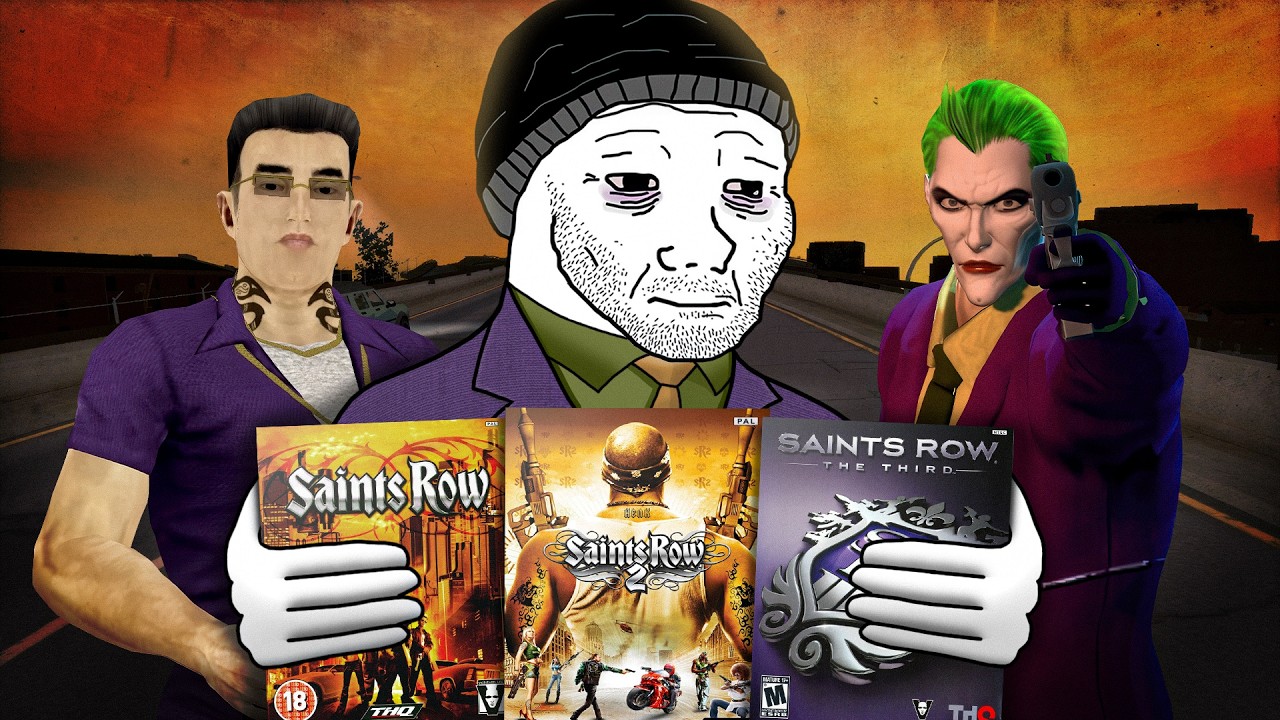 Я прошёл все ДУМЕРСКИЕ части SAINTS ROW на 200%