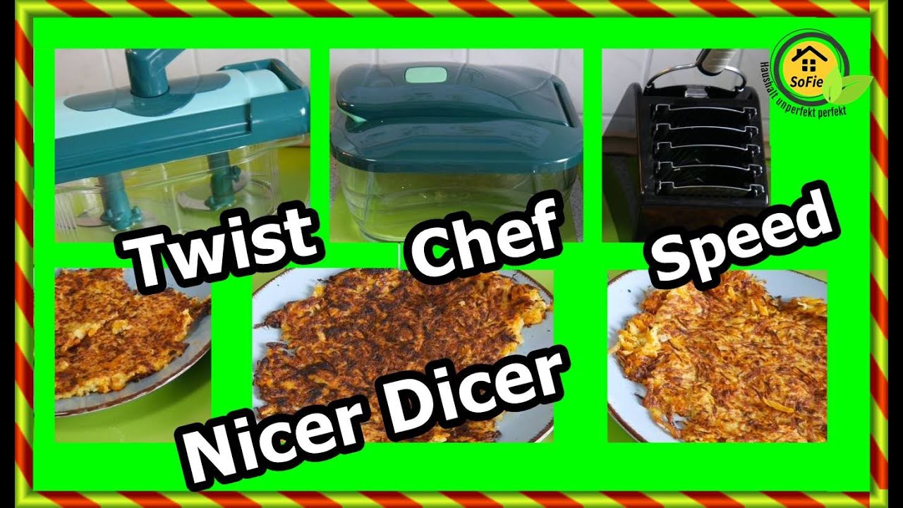 ANGEBOTE B-Ware Nicer Dicer Reibeplätzchen Rezept SoFie Haushalt Unperfekt Perfekt