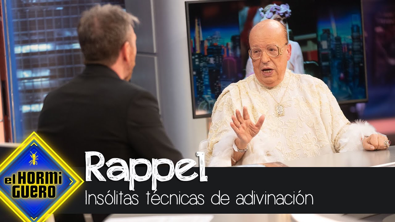 Las insólitas técnicas de Rappel para la adivinación - El Hormiguero