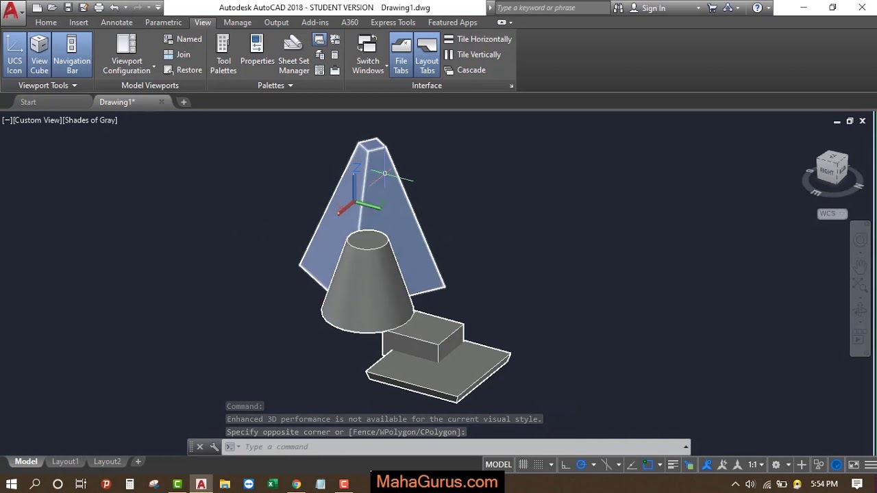 How to Restore Viewport Settings in Autocad- Restore Viewport Autocad in Hindi