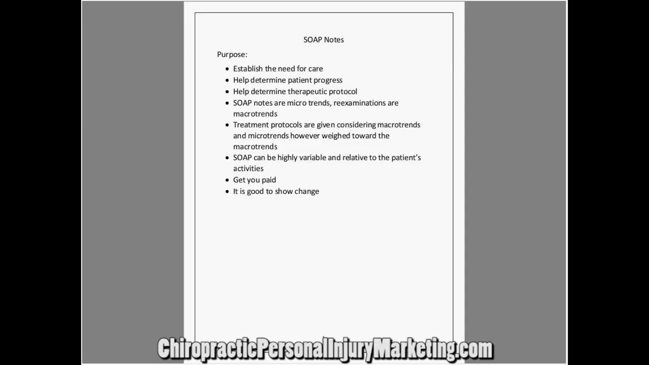 How to SOAP Notes