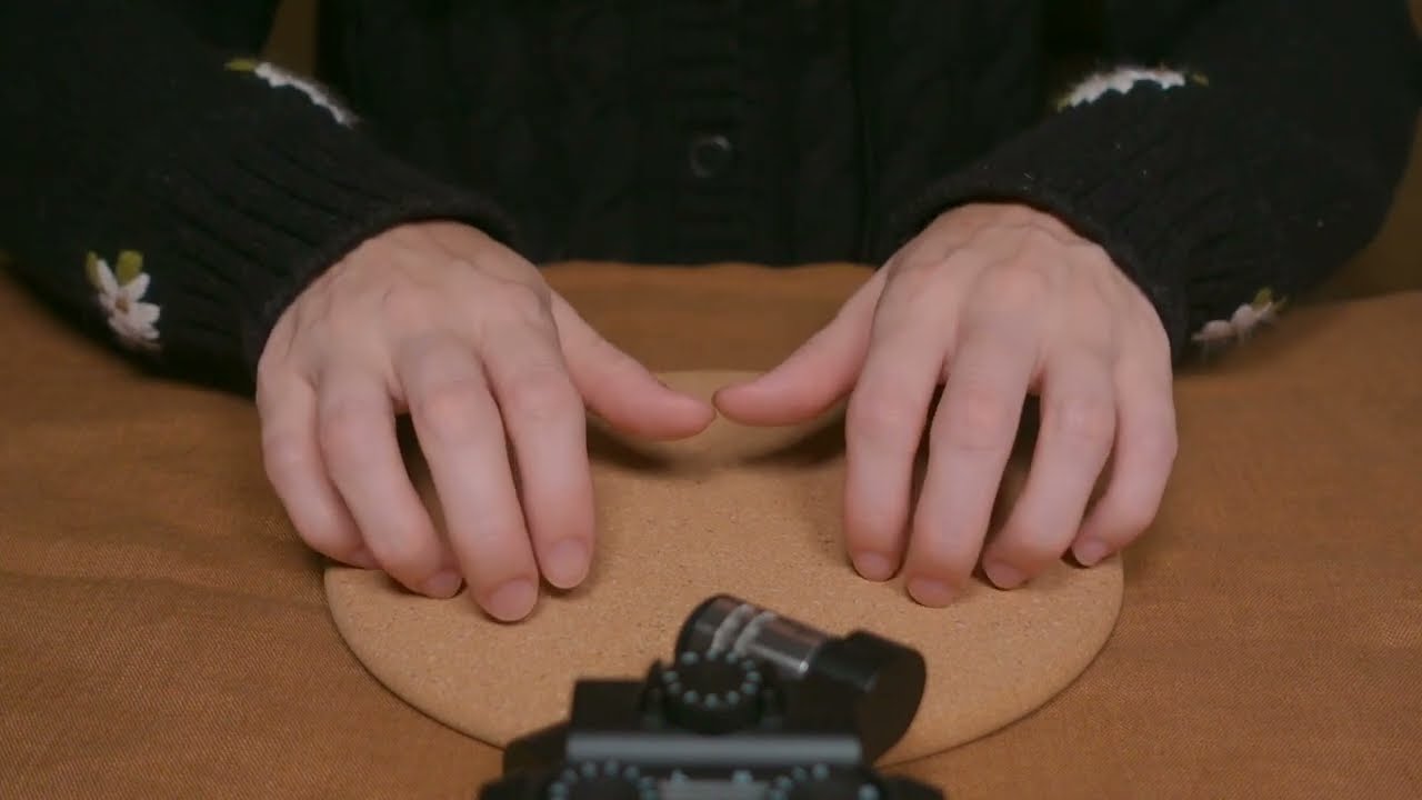 ASMR | 1 Hour Cork Tapping & Rain Sounds for Sleep (No Talking)