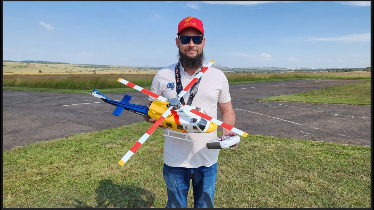 Stunning Flywing 412 Helicopter, flown by RC Pilot H at IRF (4K)