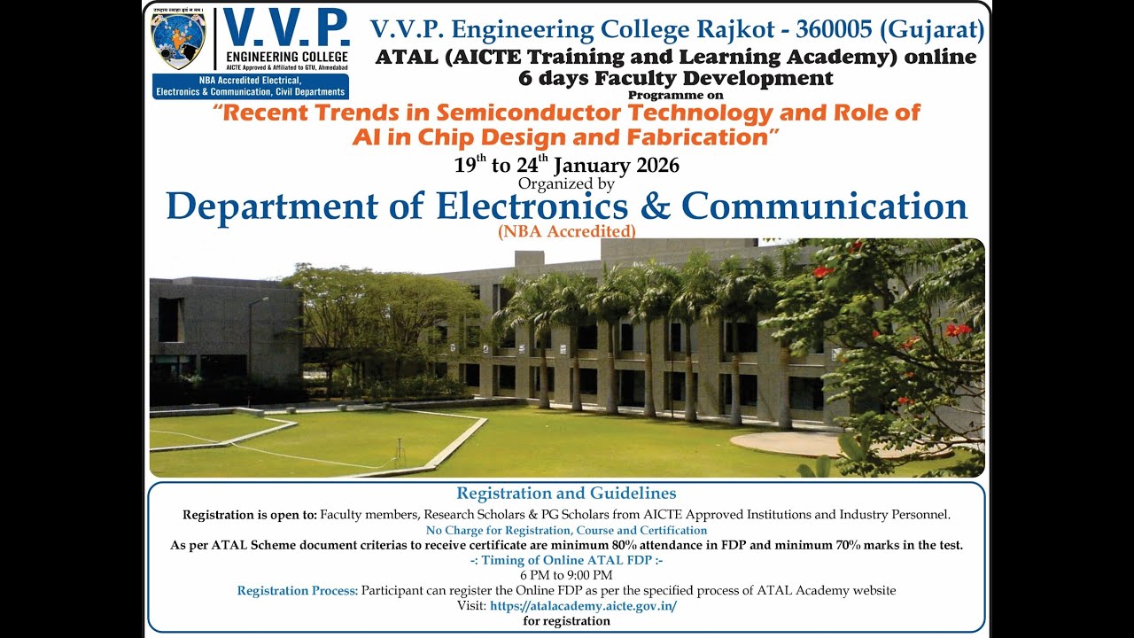 Day-2 20-01-2026 Recent Trends in Semiconductor Technology and Role of AI in Chip Design and Fabrica