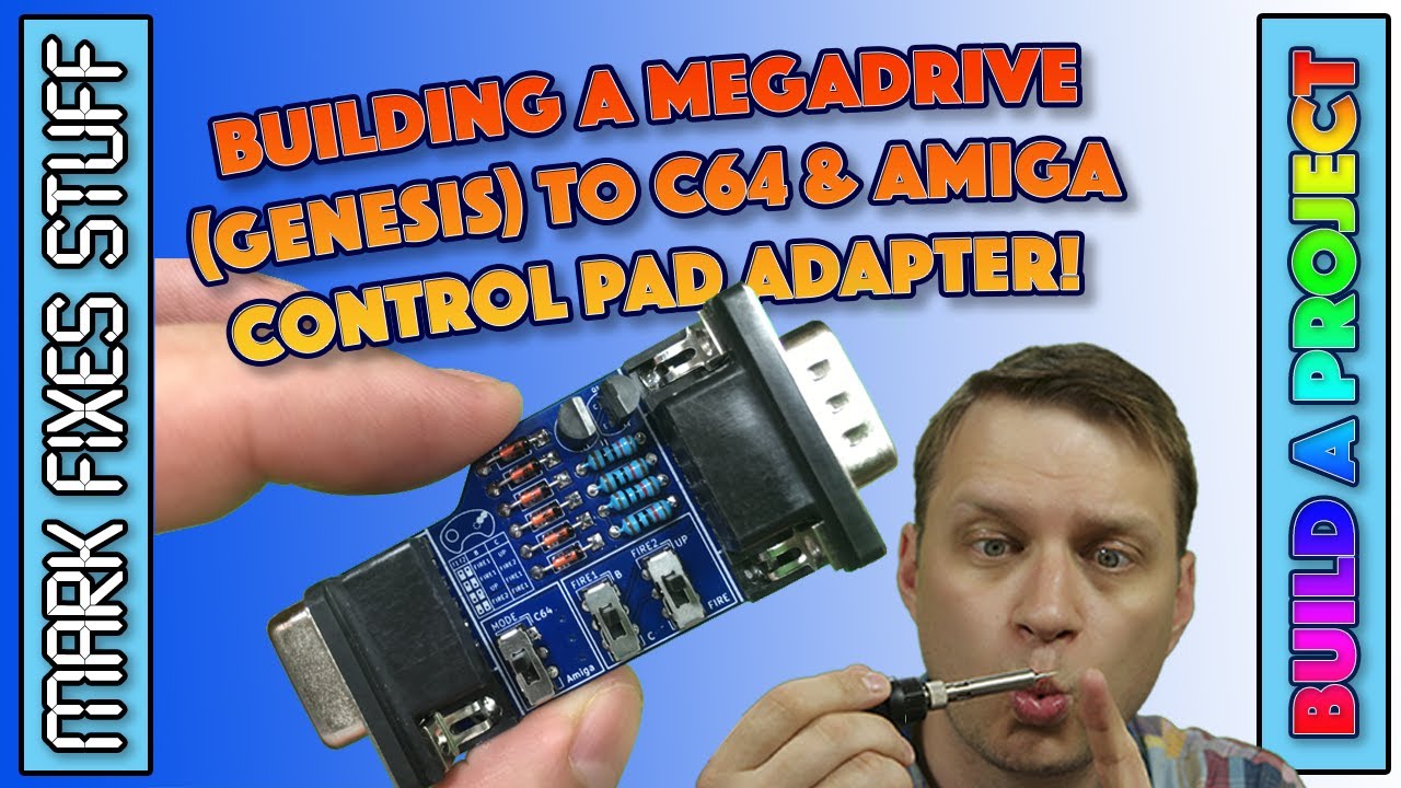 Building a Megadrive/Genesis to Commodore 64/Amiga Joypad Adapter! Safe for C64!