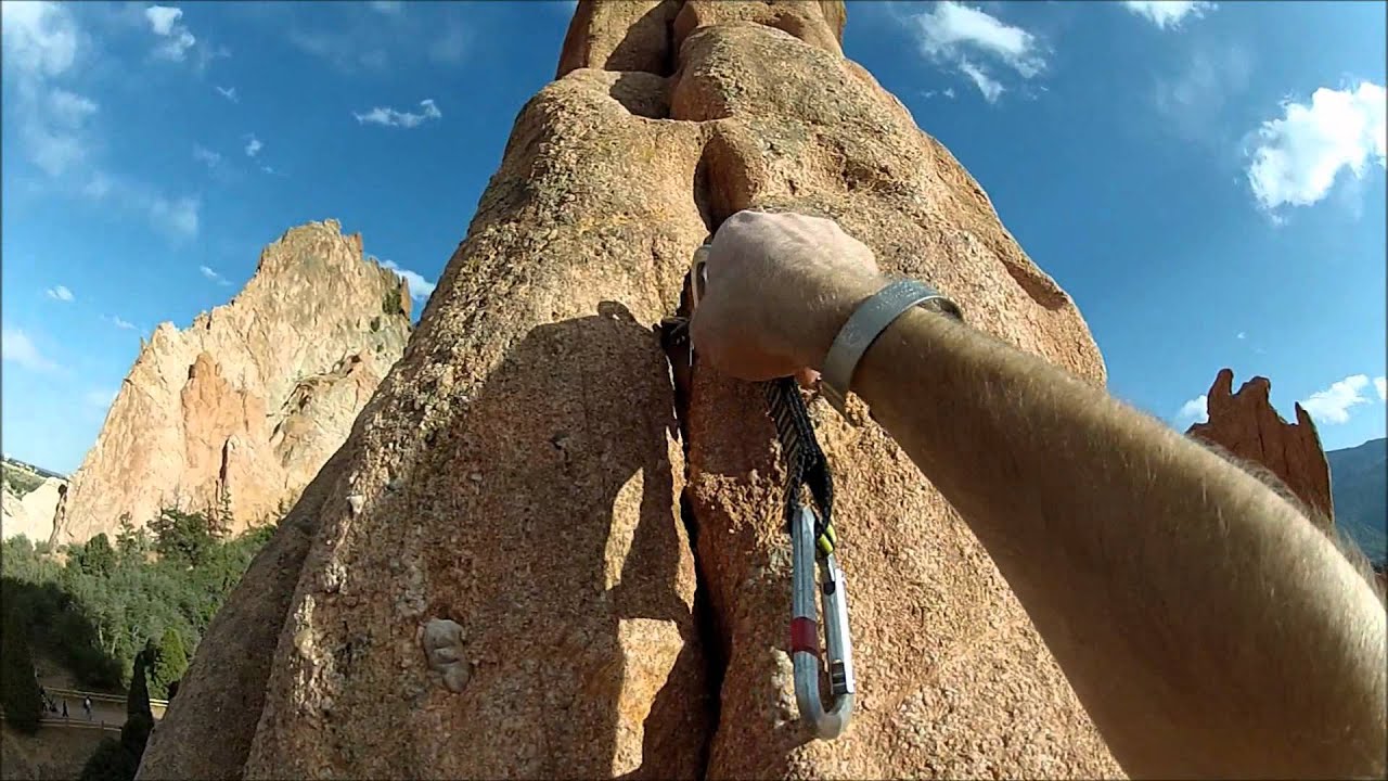 11 year old climbs Montezuma's Tower - Garden of the gods - Colorado Springs, Co. Part 1