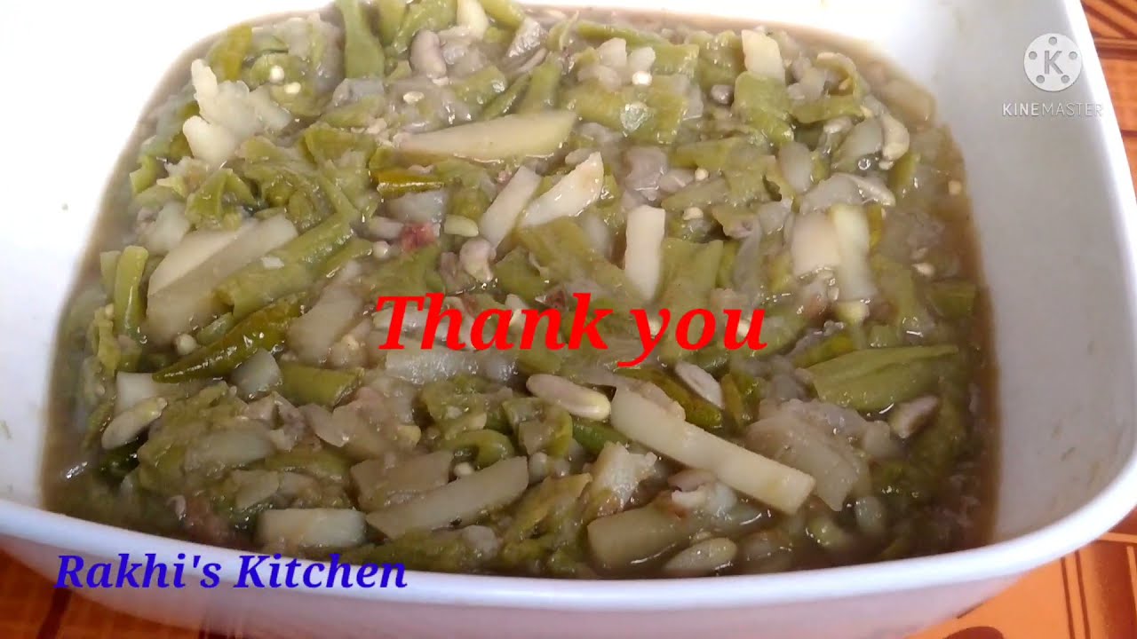 Gudok recipe | Long beans & dry Fish gudok recipe | #Rakhi's Kitchen |
