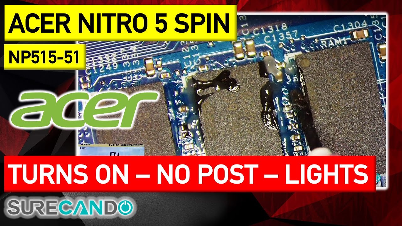 Acer Nitro 5 Spin NP515-51: Solving Auto-Start & Fan Spin Issues