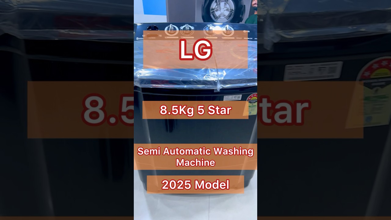 Lg semi Automatic Washing Machine 2025 | Latest Lg 8Kg Washing Machine P8535SLMZ #washingmachine