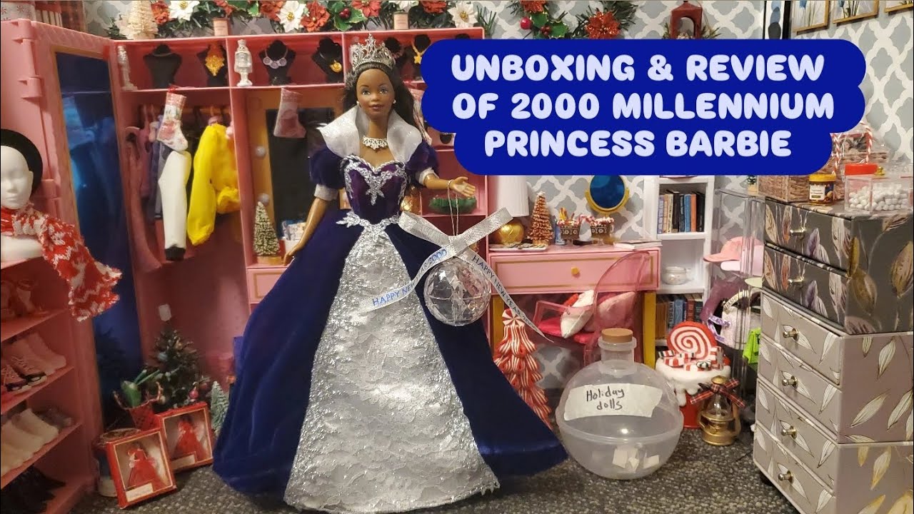 Unboxing & review of 2000 Millennium Princess Barbie.