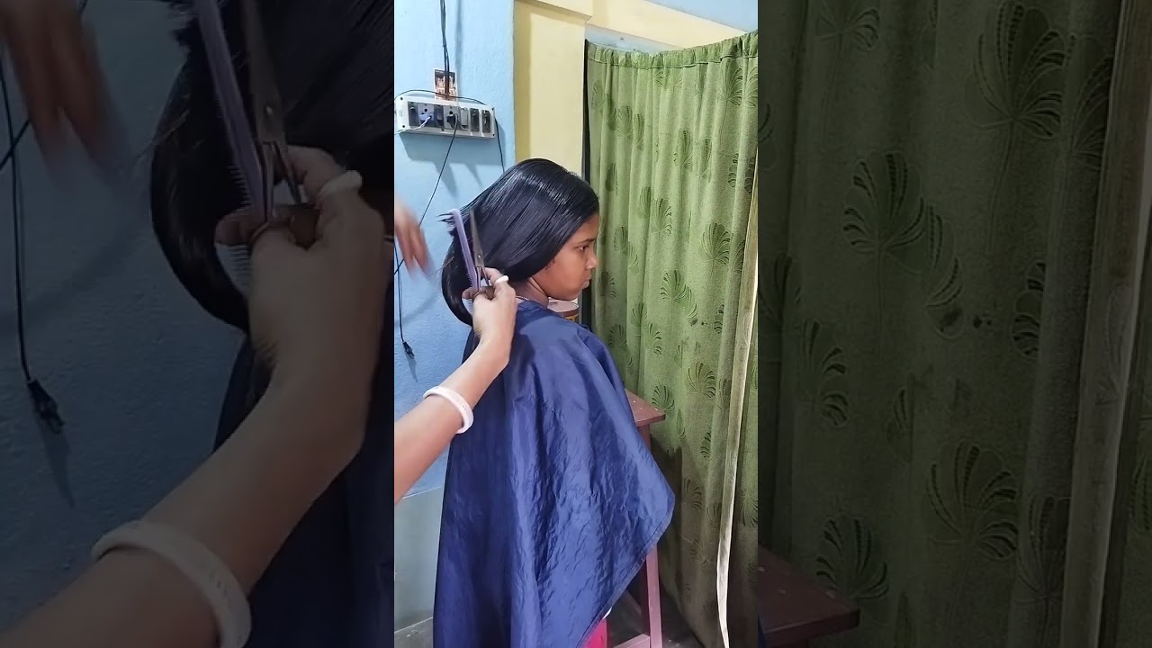 Mushroom hair cutting 😍💕 Full video👌👌