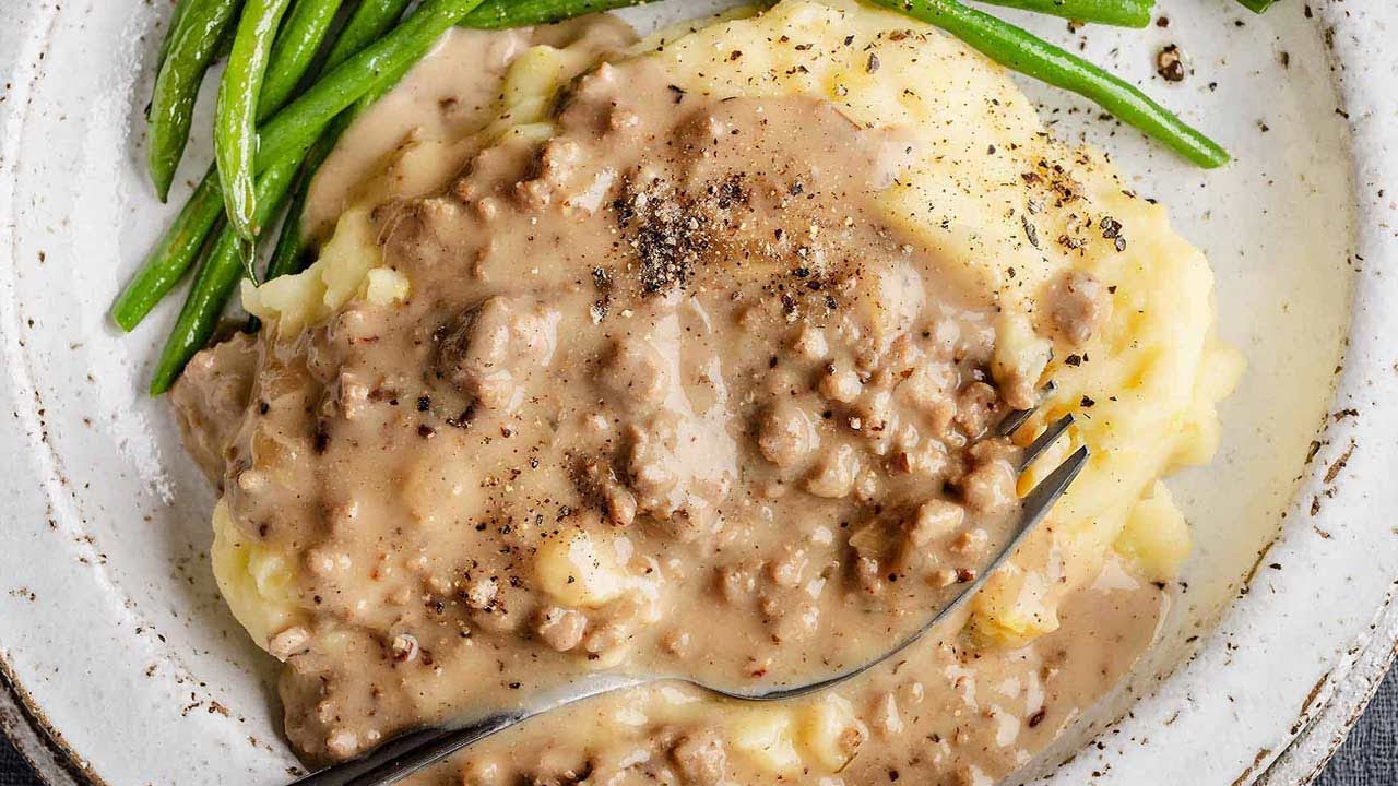 Old-Fashioned Hamburger Gravy Recipe