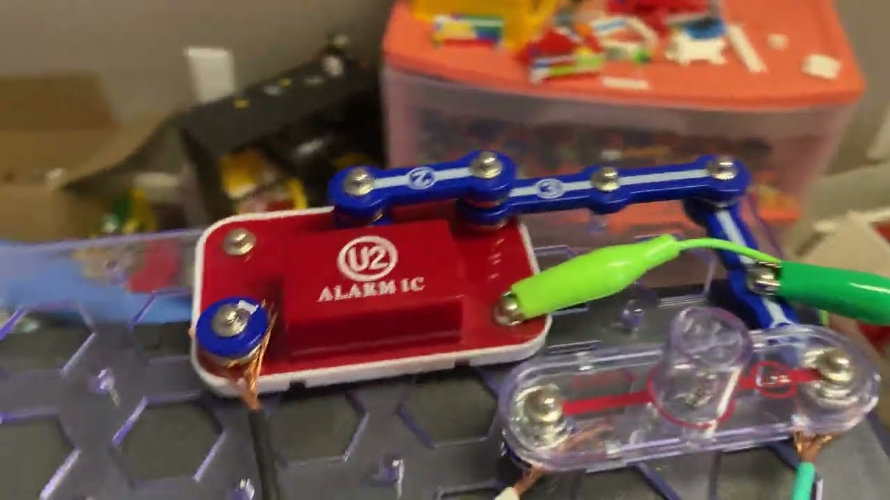 Тест системы пожарной сигнализации Snap-Circuits №8 🗣️🗣️
