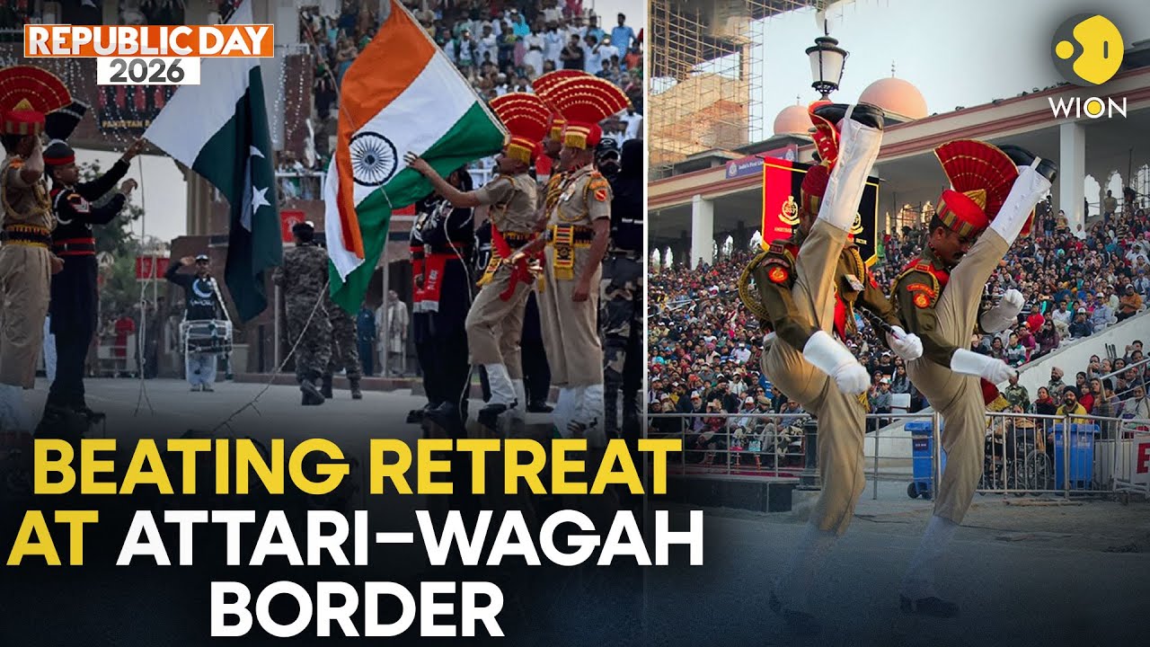 Republic Day 2026 LIVE: Beating Retreat Ceremony At Attari–Wagah Border | 77th Republic Day India