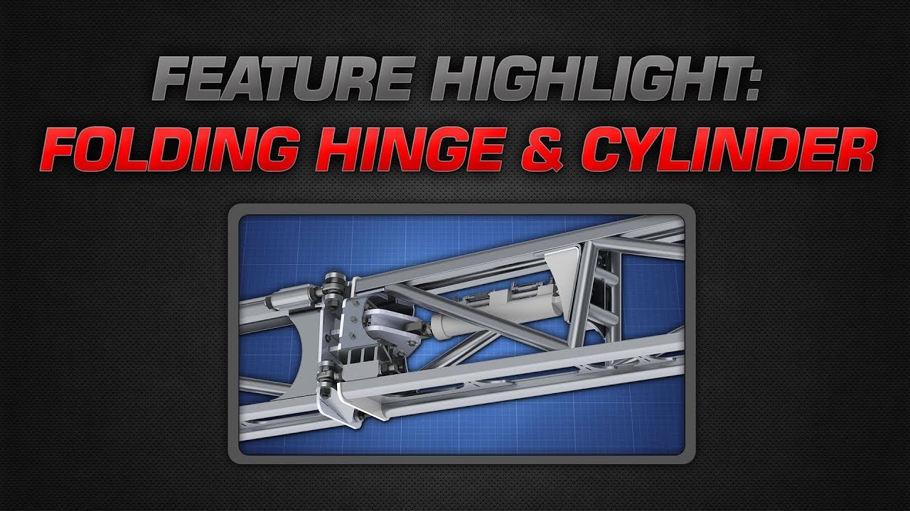 Millennium Boom Features - Folding Hinge & Cylinder