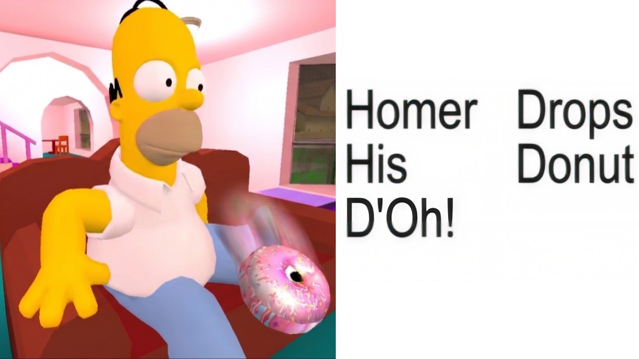 Homer Drops His Donut D'Oh! Song Full Version Lyrics