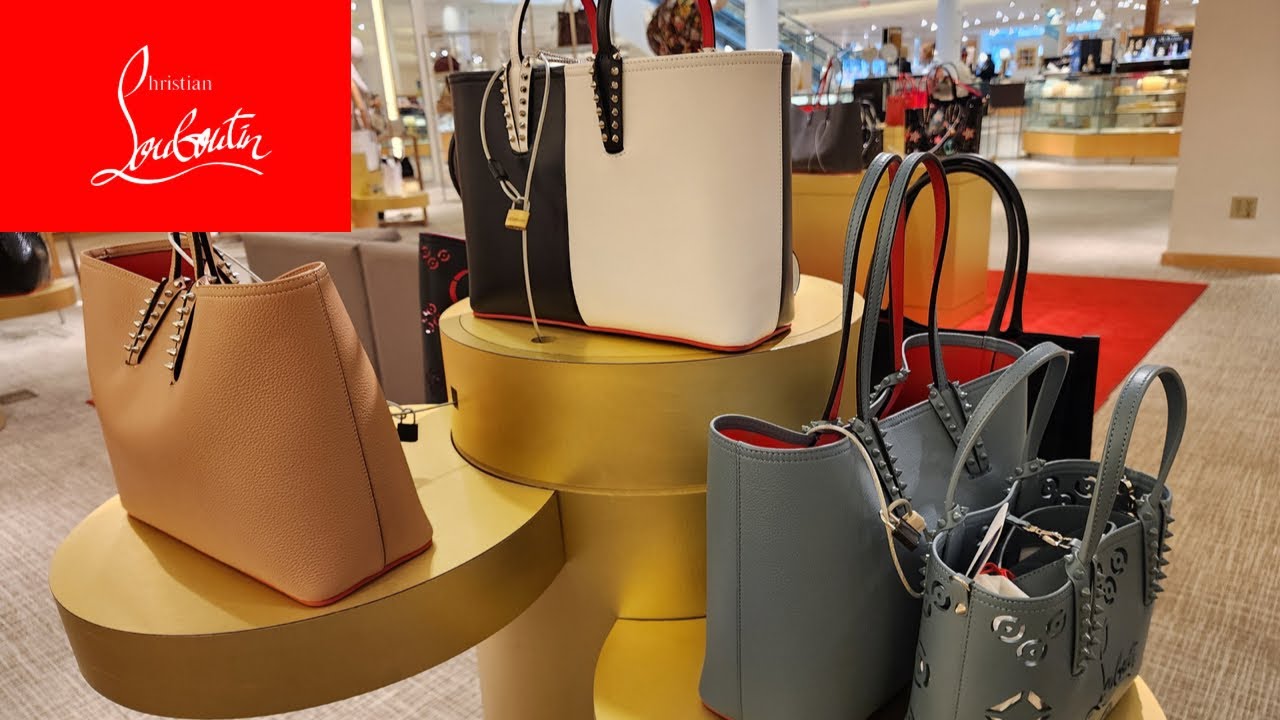 CHRISTIAN LOUBOUTIN CABARA LARGE TOTE BAG~HANDBAGS LUXURY COLLECTION 2023...