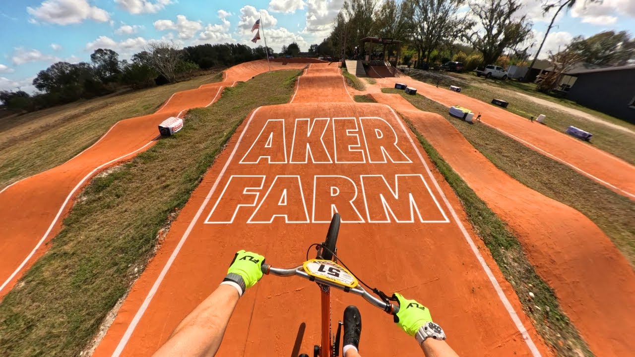 Впервые на ферме Акер // Тренировка по BMX