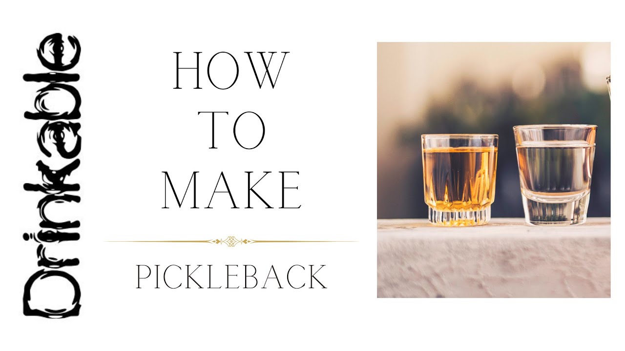 How to Make A Pickleback. Get the recipe and try it at home.