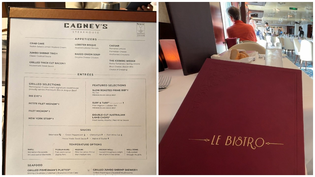 Гастрономический тур NCL Cagney's Steakhouse & Le Bistro Specialty Dining Tour 2025 (Norwegian Star)