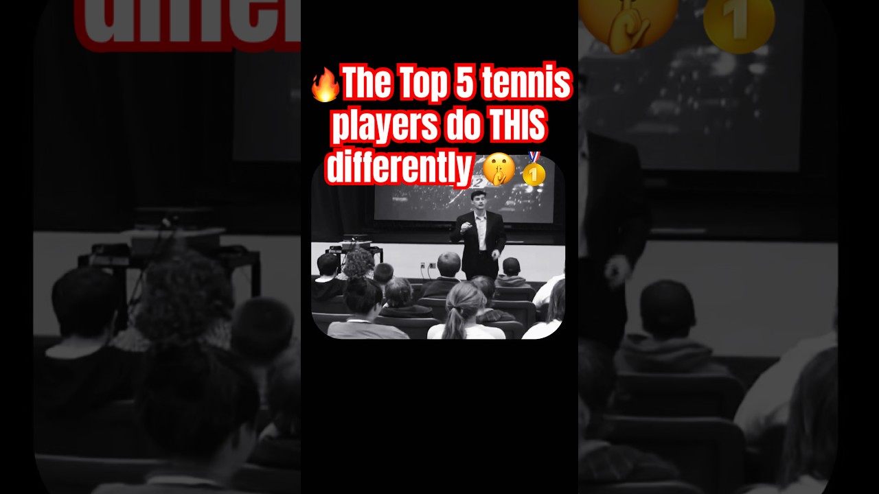 💥The Top 5 tennis players do THIS differently 🤫 