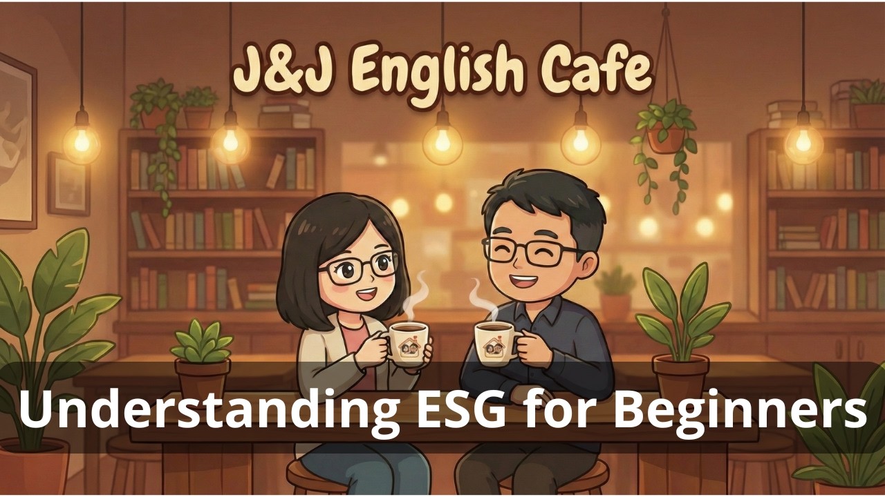 【J&J English Cafe】Ep.33: Understanding ESG for Beginners