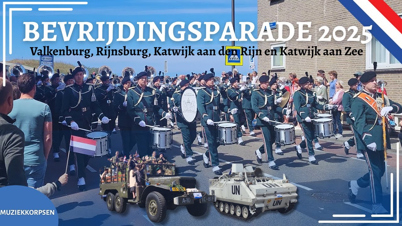 MUZIEKKORPSEN | Bevrijdingsparade 2025 | Militaire Voertuigen, Muziek & Herinnering aan Vrijheid 🇳🇱