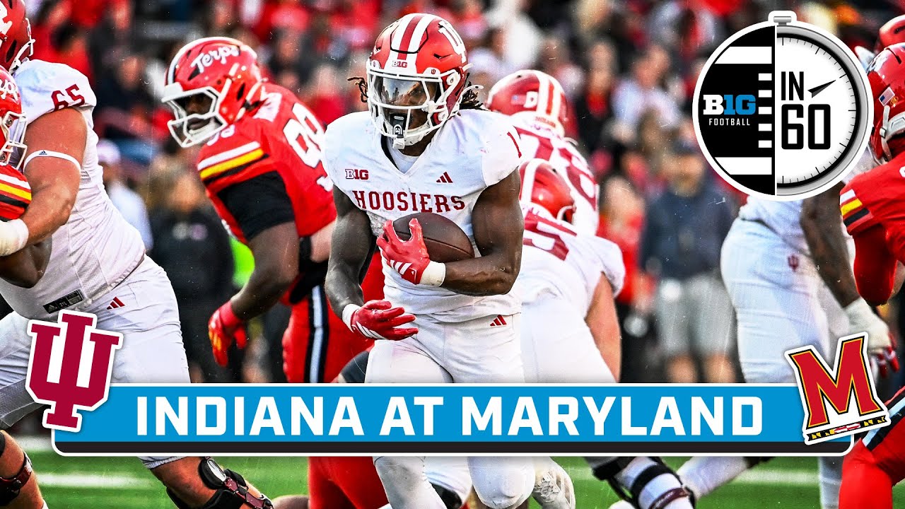 Indiana at Maryland | Nov. 2, 2025 | B1G Football in 60