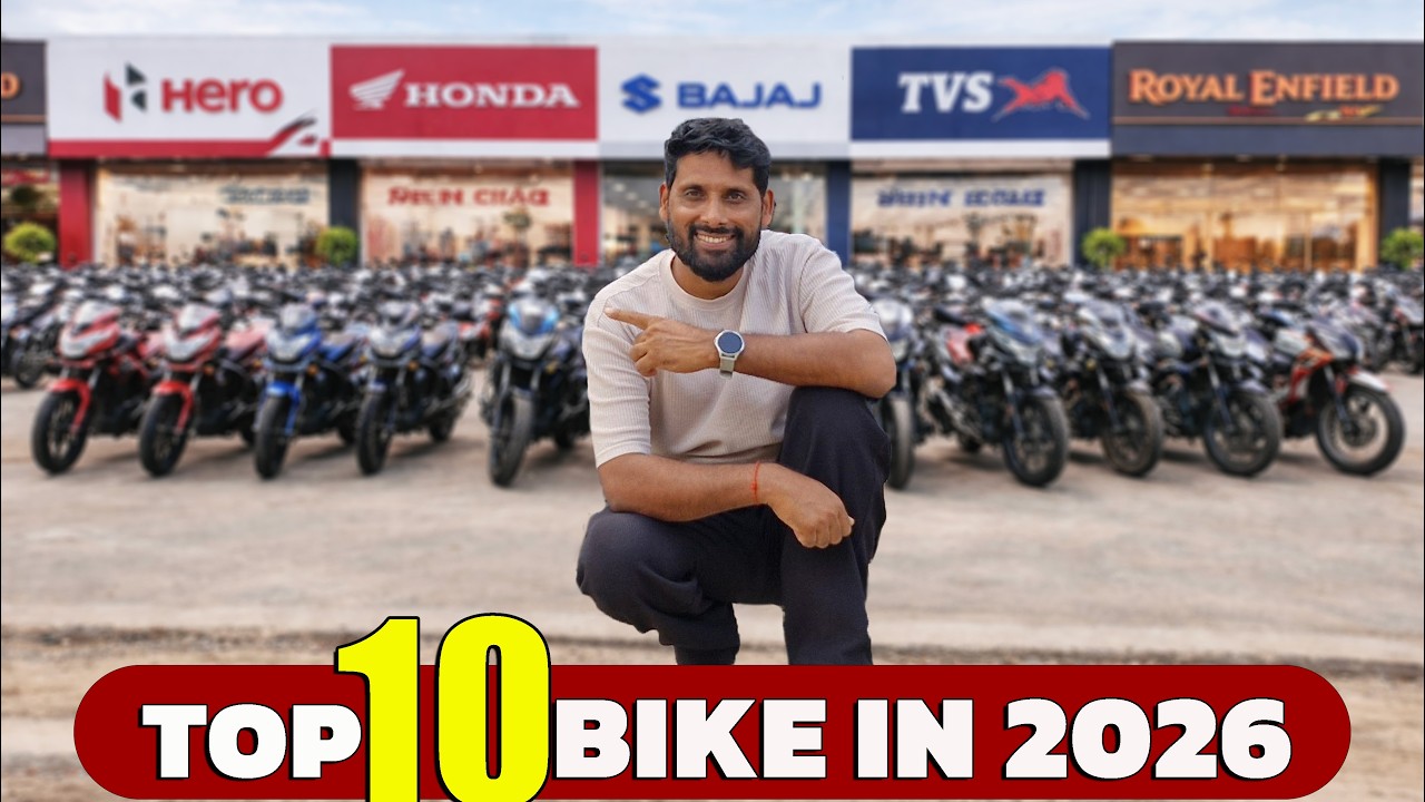 Top 10 best selling motorcycle in India 2026