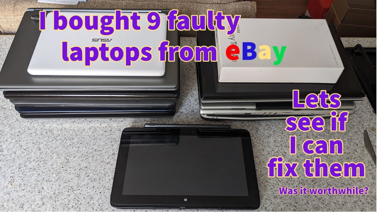 Buying faulty laptops on eBay to sell for profit  - can fix them and is it worth my time?