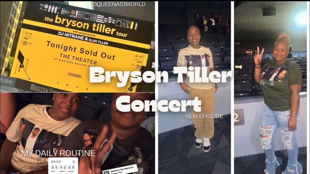 SURPRISING MY SIS W/ BRYSON TILLER CONCERT | 