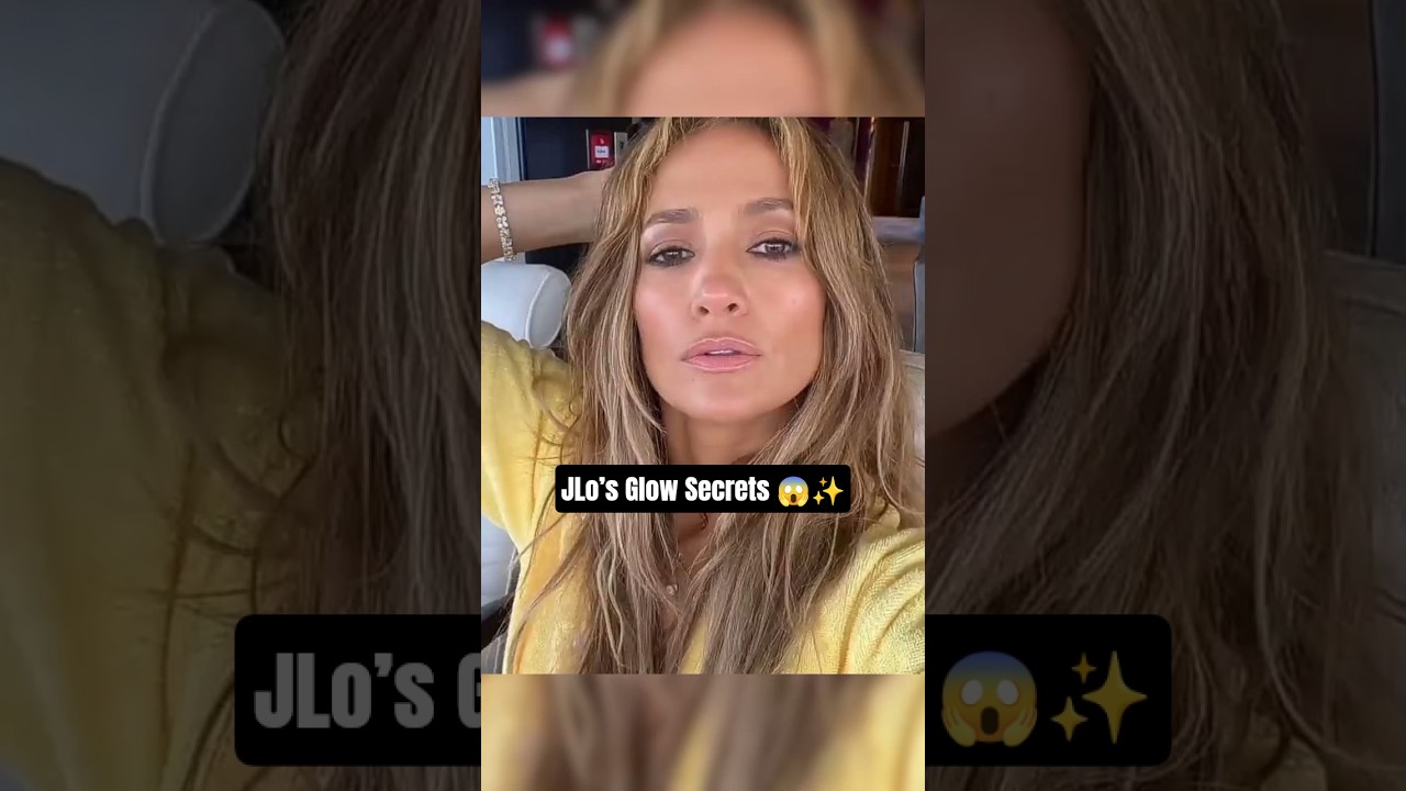 Jennifer Lopez's Two Secret Glow 😯🌟 #jlo #jlobeauty #glowup #shorts