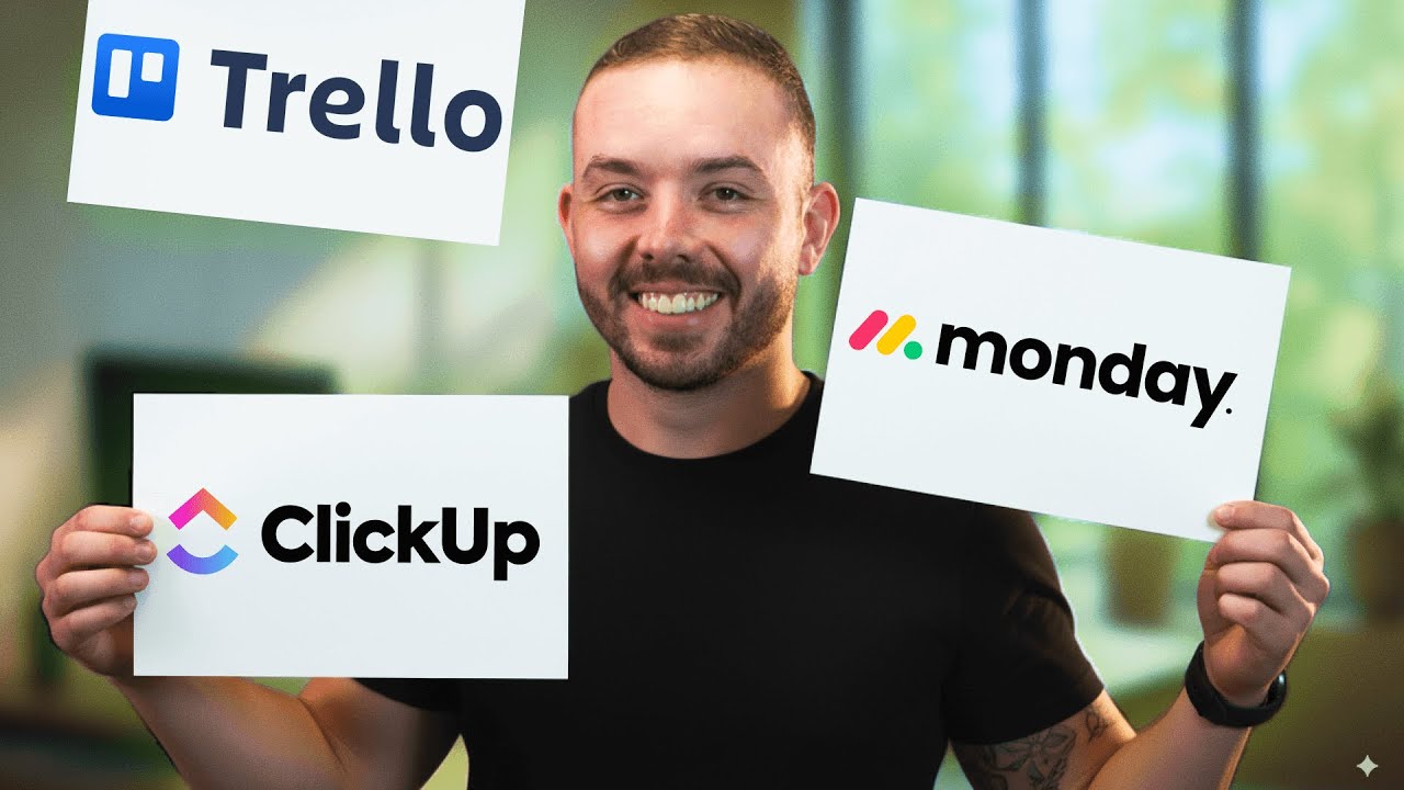 ClickUp vs Monday vs Trello (2025) - Qual a melhor ferramenta de gestão?