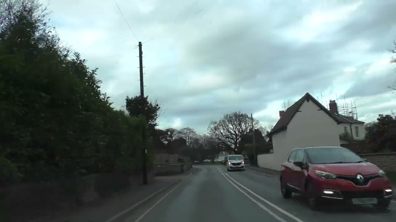 Driving On The A443 From Worcester To Hallow, Worcestershire, England 25th February 2026